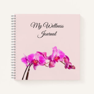 Floral wellness journal hellrosa Notebook Notizblock