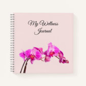 Floral wellness journal hellrosa Notizbuch (Vorderseite)