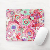 Floral Whimsy Mousepad (Mit Mouse)