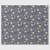 Floral Whirlwind Geschenkpapier (Flach)