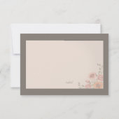 Floral Whispers Bereavement Danke Karte (Rückseite)