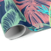 Floral Whispers: ZazzleWrapMagic Exklusive Wraps Geschenkpapier (Rolleneckpunkt)