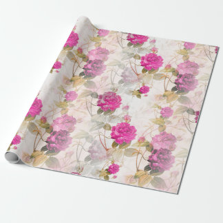 Floral Whispers: ZazzleWrapMagic Exklusive Wraps Geschenkpapier