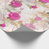 Floral Whispers: ZazzleWrapMagic Exklusive Wraps Geschenkpapier (Ecke)