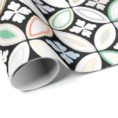 Floral Whispers: ZazzleWrapMagic Exklusive Wraps Geschenkpapier (Rolleneckpunkt)