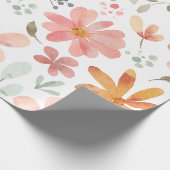 Floral Whispers: ZazzleWrapMagic Exklusive Wraps Geschenkpapier (Ecke)