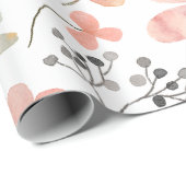 Floral Whispers: ZazzleWrapMagic Exklusive Wraps Geschenkpapier (Rolleneckpunkt)