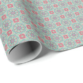 Floral Whispers: ZazzleWrapMagic Exklusive Wraps Geschenkpapier (Rolleneckpunkt)