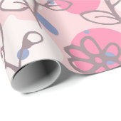 Floral Whispers: ZazzleWrapMagic Exklusive Wraps Geschenkpapier (Rolleneckpunkt)