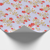 Floral Whispers: ZazzleWrapMagic Exklusive Wraps Geschenkpapier (Ecke)