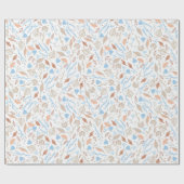 Floral Whispers: ZazzleWrapMagic Exklusive Wraps Geschenkpapier (Flach)