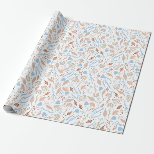 Floral Whispers: ZazzleWrapMagic Exklusive Wraps Geschenkpapier (Ungerollt)