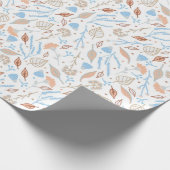 Floral Whispers: ZazzleWrapMagic Exklusive Wraps Geschenkpapier (Ecke)
