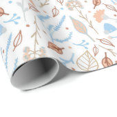 Floral Whispers: ZazzleWrapMagic Exklusive Wraps Geschenkpapier (Rolleneckpunkt)
