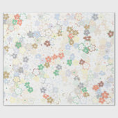 Floral Whispers: ZazzleWrapMagic Exklusive Wraps Geschenkpapier (Flach)