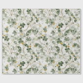 Floral Whispers: ZazzleWrapMagic Exklusive Wraps Geschenkpapier (Flach)