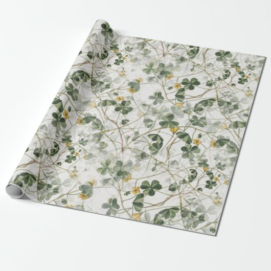 Floral Whispers: ZazzleWrapMagic Exklusive Wraps Geschenkpapier (Ungerollt)