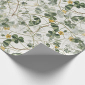 Floral Whispers: ZazzleWrapMagic Exklusive Wraps Geschenkpapier (Ecke)