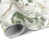Floral Whispers: ZazzleWrapMagic Exklusive Wraps Geschenkpapier (Rolleneckpunkt)