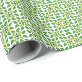 Floral Whispers: ZazzleWrapMagic Exklusive Wraps Geschenkpapier (Rolleneckpunkt)