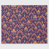 Floral Whispers: ZazzleWrapMagic Exklusive Wraps Geschenkpapier (Flach)