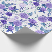 Floral Whispers: ZazzleWrapMagic Exklusive Wraps Geschenkpapier (Ecke)