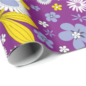 Floral Whispers: ZazzleWrapMagic Exklusive Wraps Geschenkpapier (Rolleneckpunkt)