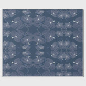 Floral Whispers: ZazzleWrapMagic Exklusive Wraps Geschenkpapier (Flach)