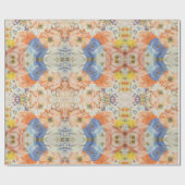 Floral Whispers: ZazzleWrapMagic Exklusive Wraps Geschenkpapier (Flach)