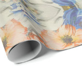 Floral Whispers: ZazzleWrapMagic Exklusive Wraps Geschenkpapier (Rolleneckpunkt)