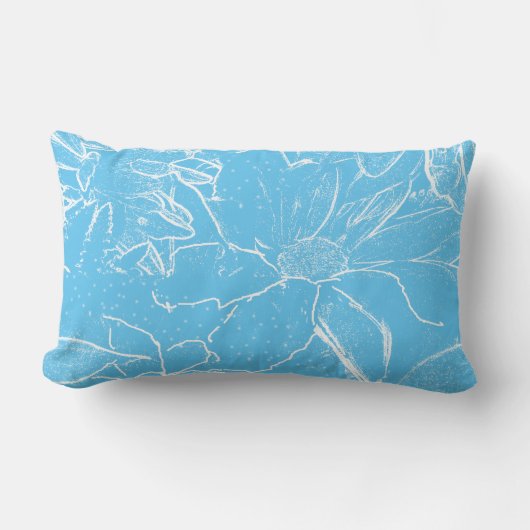 Floral White Bundle Transparency Lendenkissen (Vorderseite)
