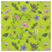 Floral Wieder Design Stoff (Nahaufnahme)