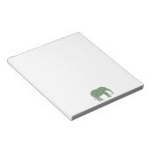 Floral Wild Elephant Notizblock (angewinkelt)