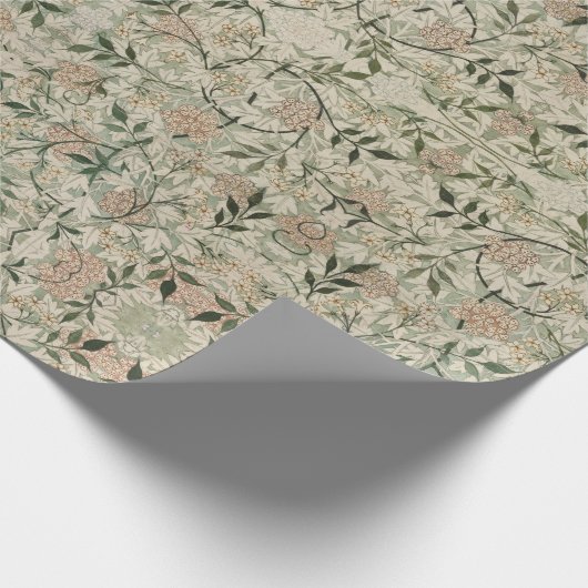 Floral William Morris Medway Pattern. Geschenkpapier (Ecke)