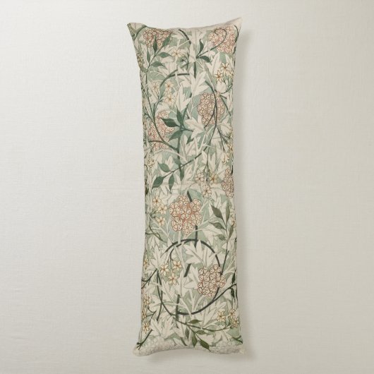 Floral William Morris Medway Pattern. Seitenschläferkissen (Rückseite (Vertikal))