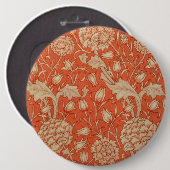 Floral William Morris Pattern Buttons (Vorne & Hinten)