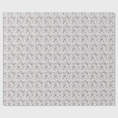 Floral Winter Geschenkpapier (Flach)