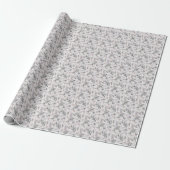 Floral Winter Geschenkpapier (Ungerollt)