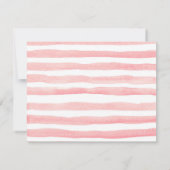 Floral Winter ONEderland Schnee Danke Karte (Rückseite)