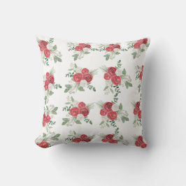 Floral Winter Pillow Kissen