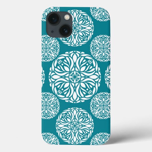 Floral Winter Snowflake Case-Mate iPhone Hülle (Rückseite)