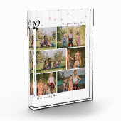 Floral Wir Liebe Sie Abuela Mama Familienfoto Coll Fotoblock (Links)