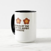 floral with inspirational quote tasse (Vorderseite Links)