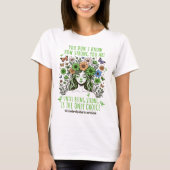 Floral Women Strong Cerebra Palsy Support T-Shirt (Vorderseite)