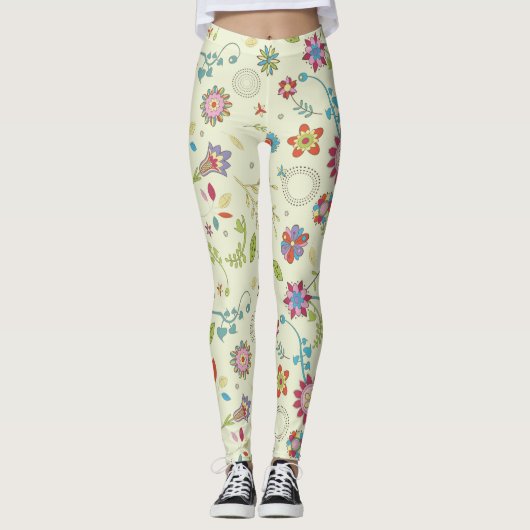 Floral Wonderland Leggings (Vorderseite)