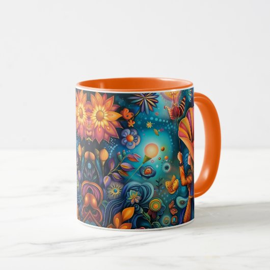 Floral Wonderland Tasse (VorderseiteRechts)