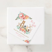 Floral Woodland Animals Kinderdusche Vielen Dank Geschenkanhänger (Beispiel)