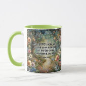 Floral Woodland King James Scripture Psalm 18 Tasse (Links)