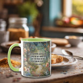 Floral Woodland King James Scripture Psalm 18 Tasse