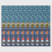 Floral Wrapping Paper Geschenkpapier (Flach)